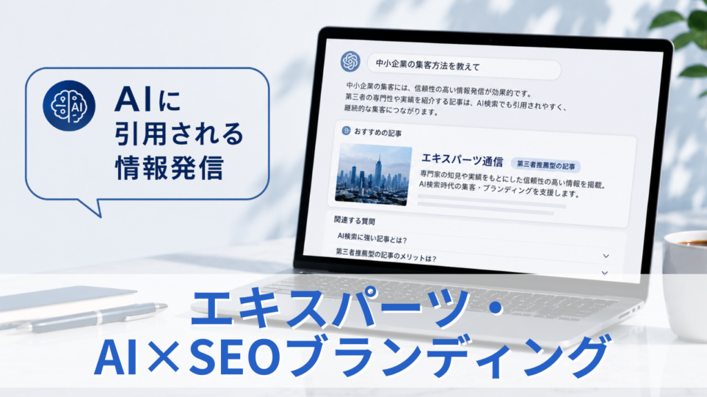 エキスパーツ・AI×SEOブランディングサムネイル
