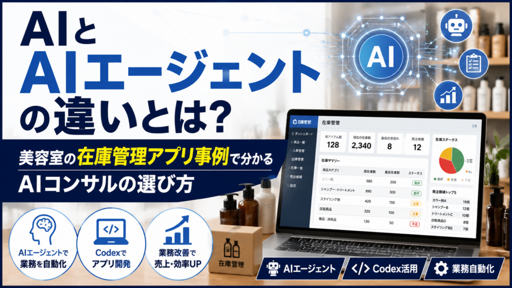 AIコンサルタント・岡田健太郎氏が、Codexを活用した実践事例をもとにAIエージェントとAIの違いなどを解説。のサムネイル