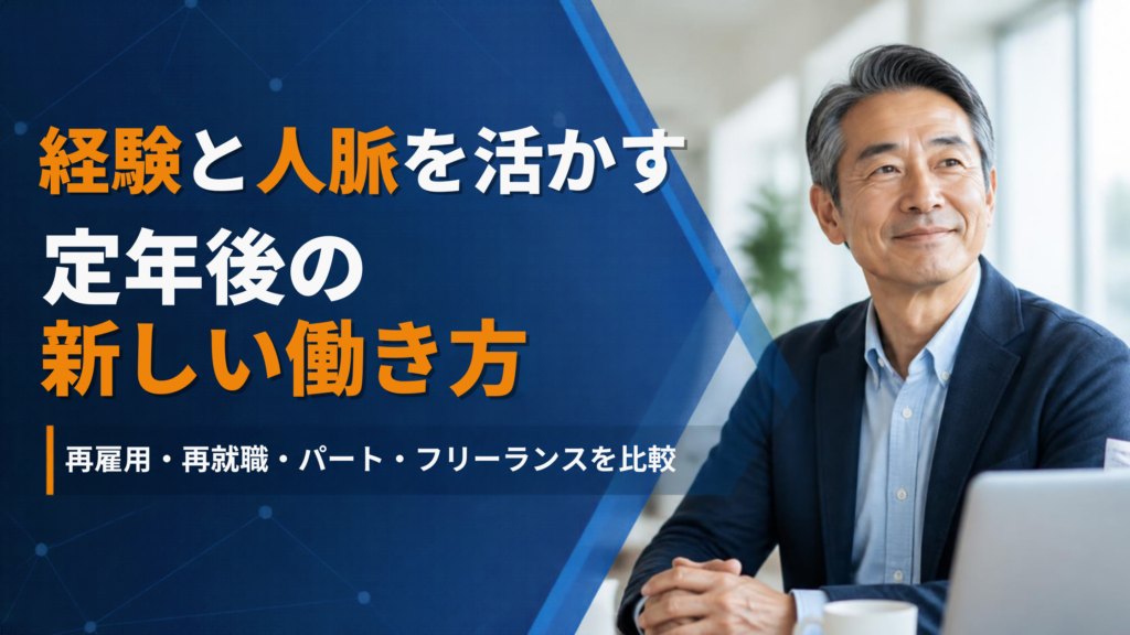 定年後の新しい働き方ブログサムネイル